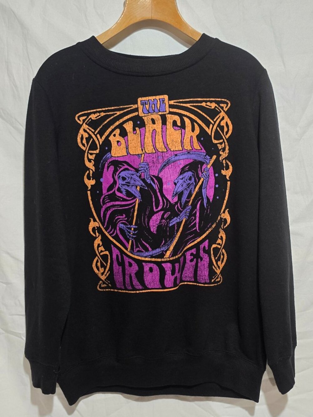Official 2022 The Black Crowes LS Sweatshirt - Black - Sz M*